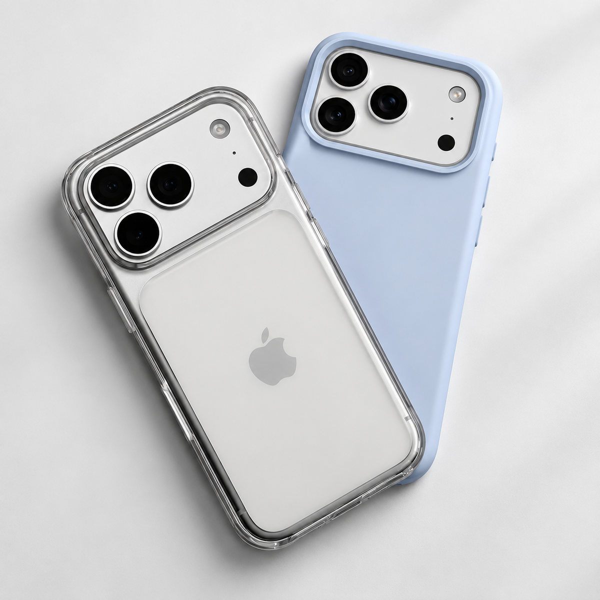 iPhone 15-18 Silicone + Clear Bundle (2 Cases)