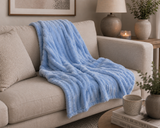 Light Blue Fleece Blanket